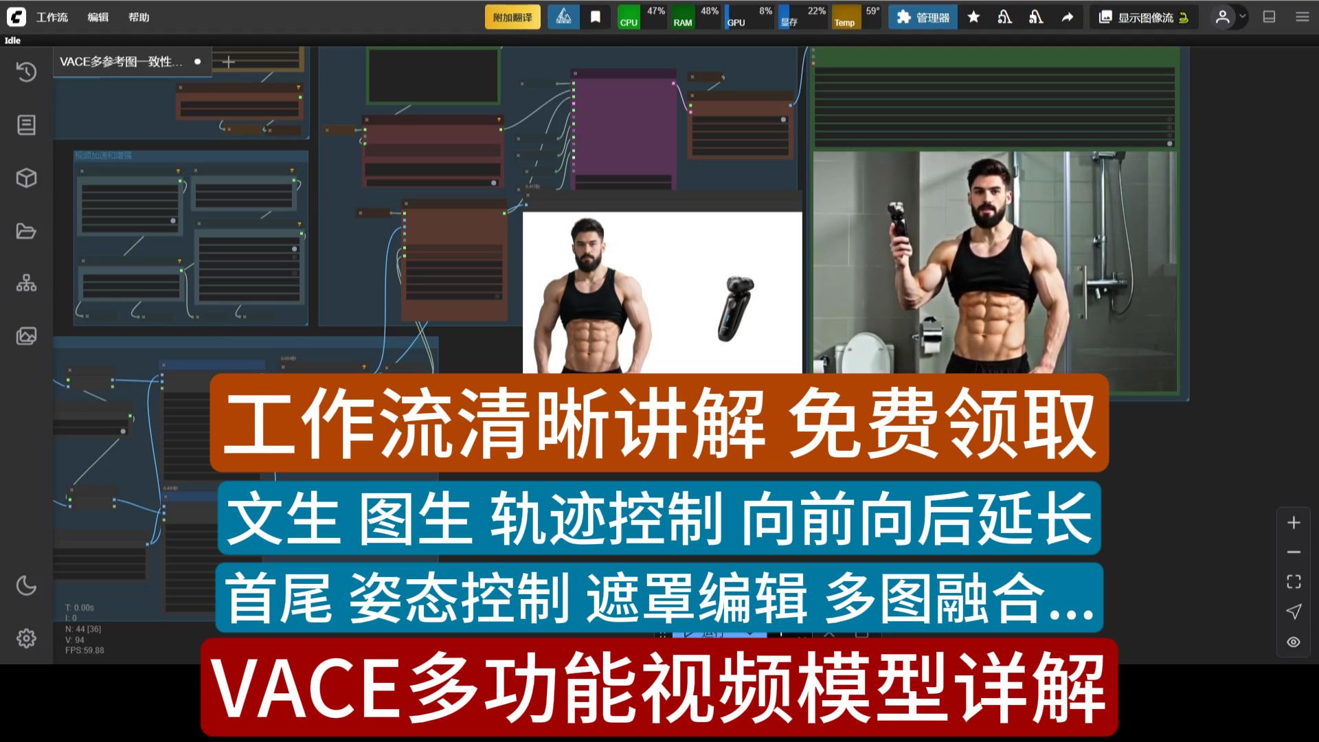 WanVACE超详细超清晰超全面讲解